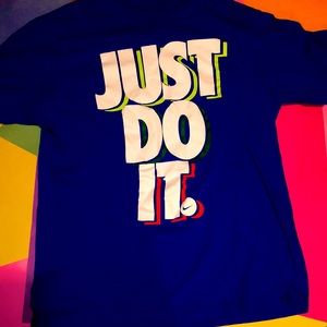 Medium Blue “Just Do It” Nike t-shirt